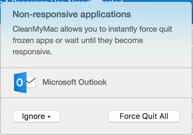 outlook 2011 for mac freezes constantly